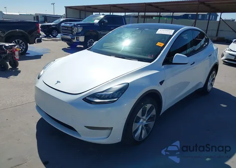 2022 Tesla Model Y Long Range Dual Motor All-Wheel Drive из США, поврежденный, VIN 7SAYGDEE2NF356956